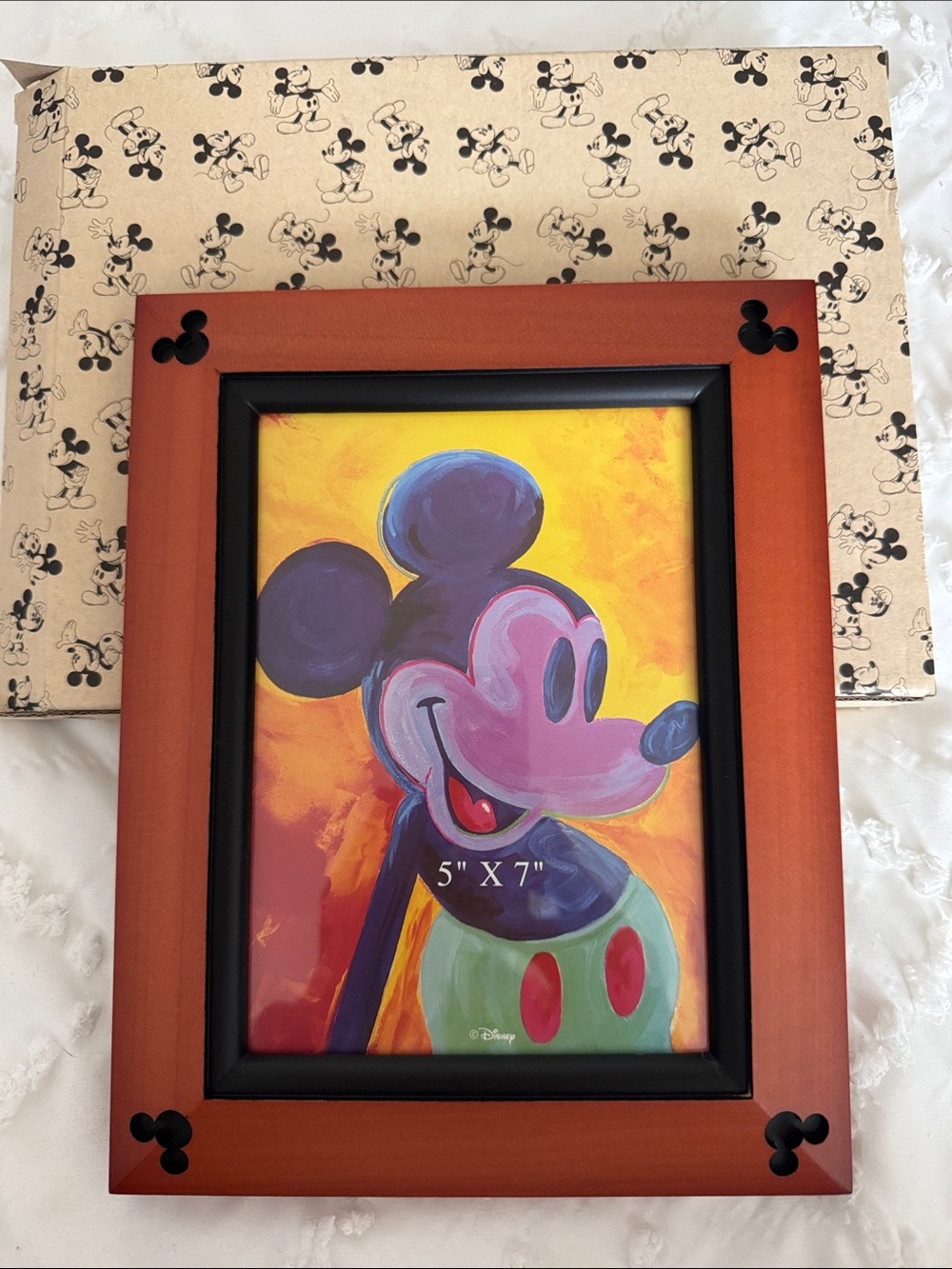 Disney Frame: wood, NIB